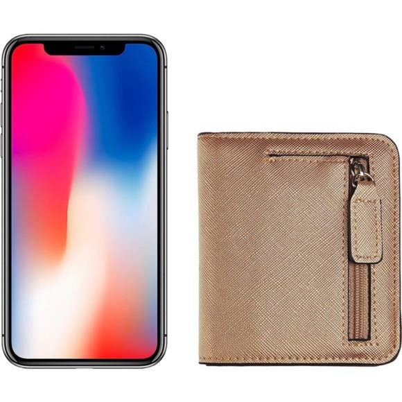 Womens Rfid Blocking Small Compact Bifold Luxury Genuine Leather Pocket Wallet - Picture 5 of 6